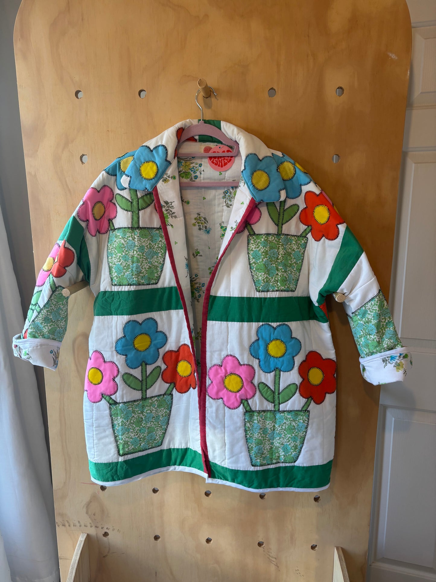 Flower Pot Quilt Coat