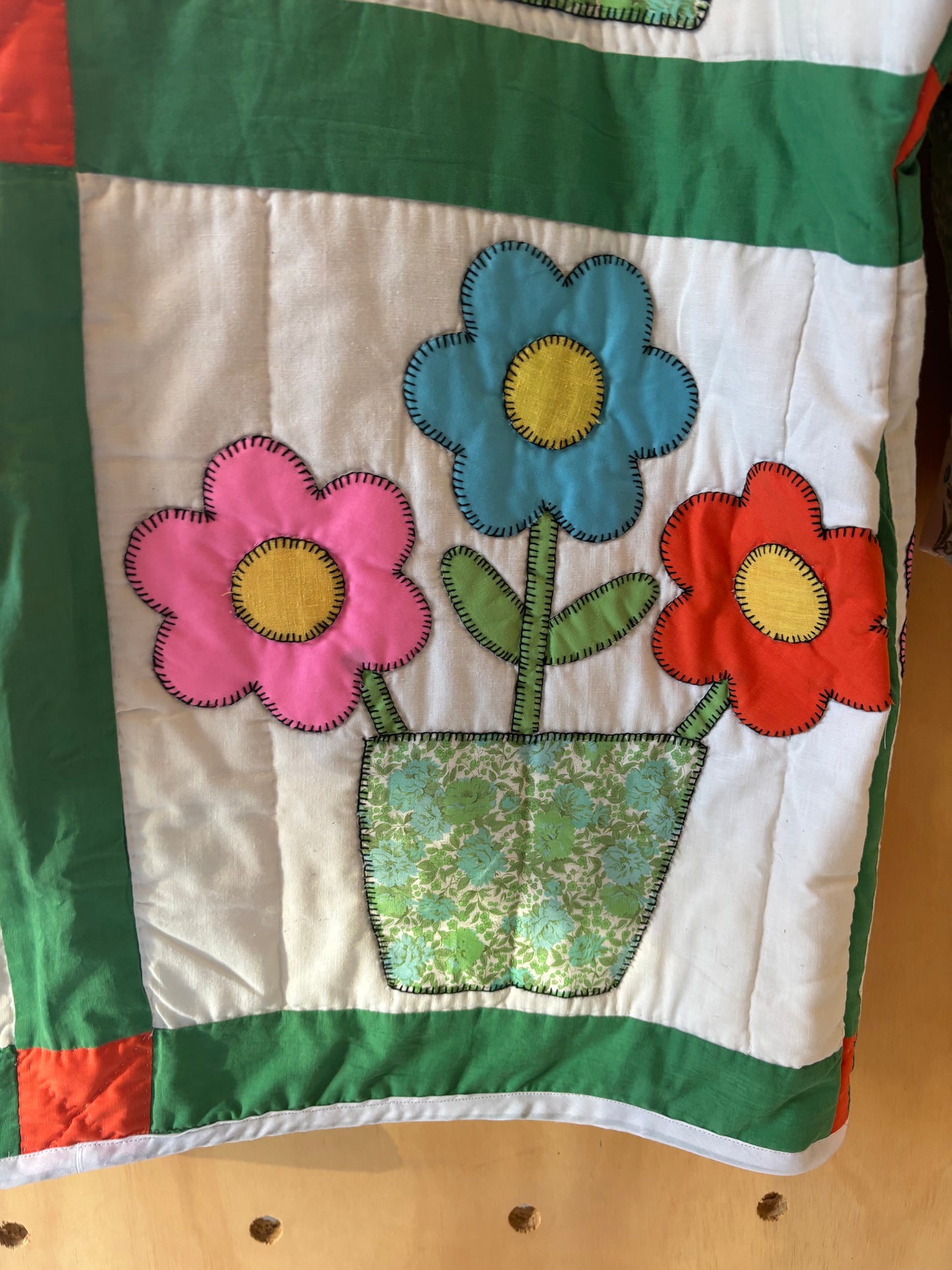 Flower Pot Quilt Coat