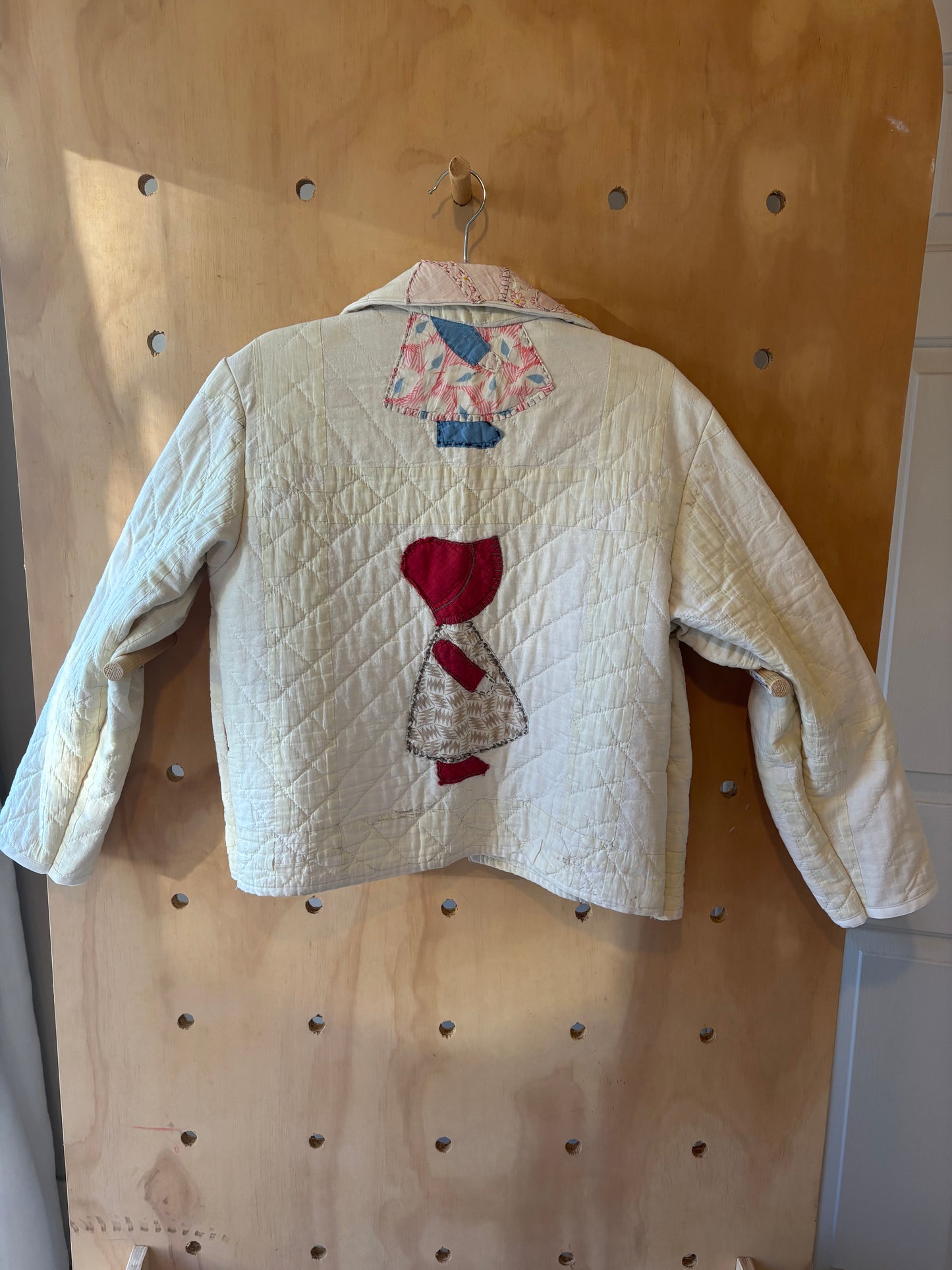 Vintage Babydoll Cropped Quilt Coat